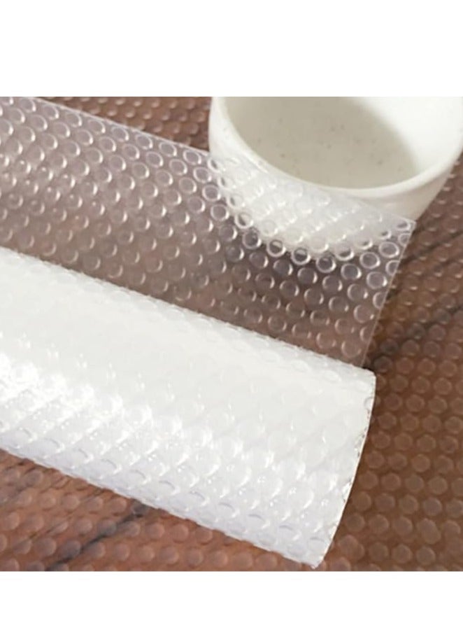 مفرش طاولة قابل للتحرك للارفف وادراج مطبخ من ولبين ( 5 متر) مفرش طاولة قوي مقاوم للماء للحمام والثلاجة، نسيج متعدد الاغراض ، استات فينيل الايثيلين - Image 3